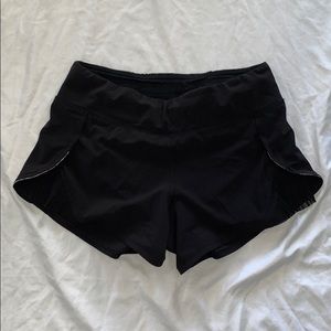 Lululemon size 4 shorts with ruffle accent